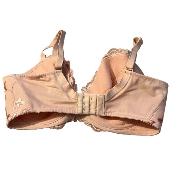 Soma 34DD Sensuous Sides Full Coverage Lace Bra Floral Details - Picture 3 of 3